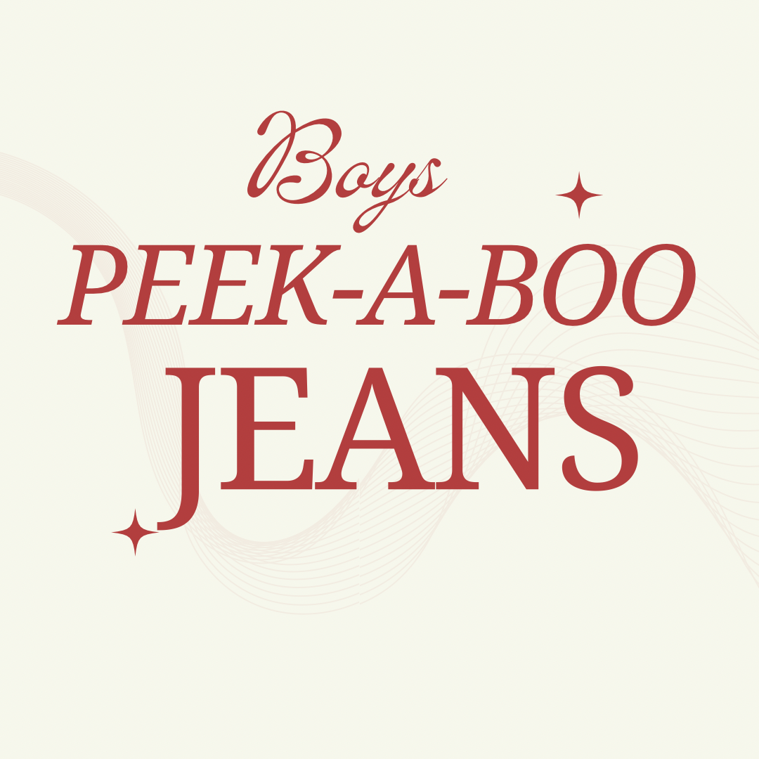 Boys Peek-A-Boo Jeans