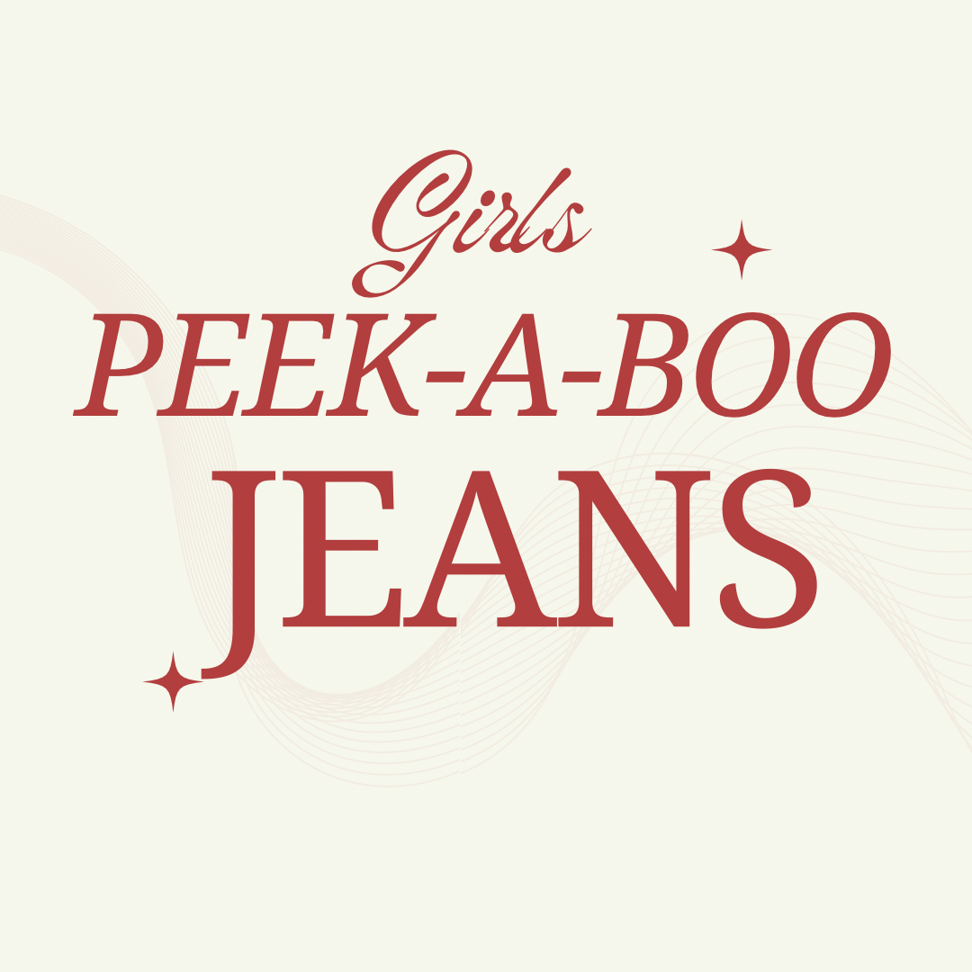 Girl Peek-A-Boo Jeans